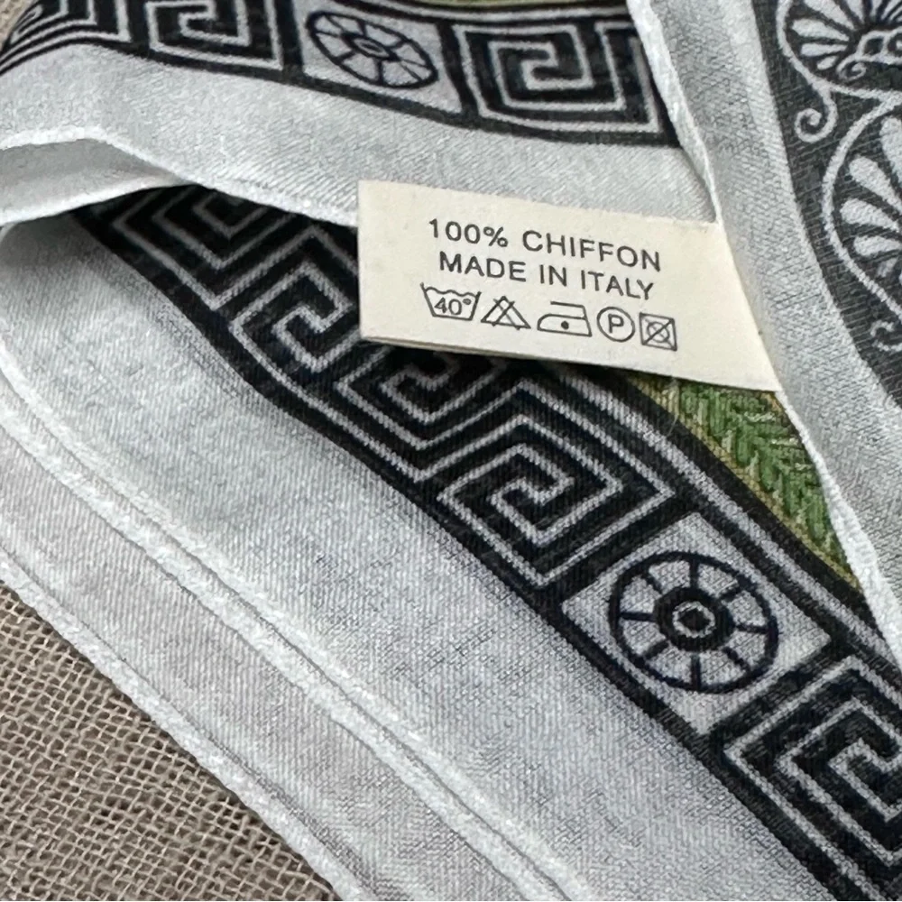 Vintage Gianni Versace Perfume Floral Scarf